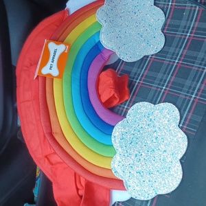 NEW Doggy PRIDE Rainbow pet costume sz S